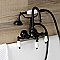 Kingston Brass AE11T0 Aqua Vintage Wall Mount Clawfoot Tub Faucet, Matte Black