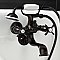 Kingston Brass KS245ORB Essex Wall Mount Clawfoot Tub Faucet with Hand Shower, Oil Rubbed Bronze