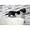 Kingston Brass KS8120KL Whitaker Two-Handle Wall Mount Bathroom Faucet, Matte Black