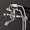 Kingston Brass KS285SN Essex Clawfoot Tub Faucet with Hand Shower, Brushed Nickel