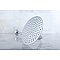 Kingston Brass K136A1CK Shower Scape 7-3/4" Brass Shower Head with 12" Shower Arm - Polished Chrome