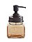 Amber and Dark Bronze Vintage Style Soap Dispenser