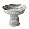 Decorative Corrugated Galvanized Metal Pedestal