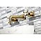 Kingston Brass KS6123BX Metropolitan Two-Handle Wall Mount Bathroom Faucet, Antique Brass