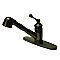 Kingston Brass KB3895BL Vintage 8" Single Handle Pull Out Kitchen Washerless Cartridge, Oil Rubbed Bronze
