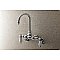 Kingston Brass AE84T1 Aqua Vintage Adjustable Center Wall Mount Tub Faucet, Polished Chrome