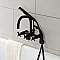 Aqua Vintage AE8450DX Concord Wall Mount Clawfoot Tub Faucet, Matte Black