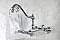 Kingston Brass KS3241PL Vintage Wall Mount Bathroom Faucet, Polished Chrome