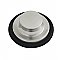 Kingston Brass CC2018 Pedestal Toilet Paper Holder Stand with Brush - Brushed Nickel