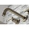 Kingston Brass KS8128CML Manhattan 2-Handle 8 in. Wall Mount Bathroom Faucet, Brushed Nickel