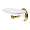 Kingston Brass BA1115BB Victorian Wall-Mount Soap Dish Holder, Brushed Brass