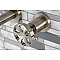 Kingston Brass KS8128RX Belknap Two-Handle Wall Mount Bathroom Faucet, Brushed Nickel