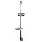Kingston Brass KSX2521SG Shower Slide Bar with Soap Dish, Polished Chrome