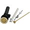 Kingston Brass KP1002 Plastic Pop-Up Bathroom Sink Drain with Overflow, Polished Brass