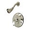 Kingston Brass KB3638PLSO Restoration Pressure Balanced Shower Faucet - Brushed Nickel