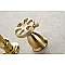 Kingston Brass KS3127RX Belknap Two-Handle Wall Mount Bathroom Faucet, Brushed Brass