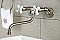 Kingston Brass KS615SN Wall Mount Bathroom Faucet, Brushed Nickel