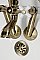 Kingston Brass KS269PXAB Kingston Tub Wall Mount Clawfoot Tub Faucet with Hand Shower, Antique Brass