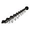 Kingston Brass SRK605 Edenscape 60"-72" Stainless Steel Adjustable Tension Shower Curtain Rod with Rings - Oil Rubbed Bronze