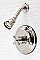 Kingston Brass KB3636AXSO Restoration Pressure Balanced Shower Faucet - Polished Nickel