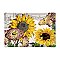 Michel Design Works Sunflower Glass Soap Dish or Jewelry Tray