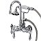 Aqua Vintage AE8T1BAL Heirloom Wall Mount Clawfoot Tub Faucet, Polished Chrome