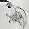 Kingston Brass CA22T1 Vintage 3-3/8" Tub Wall Mount Clawfoot Tub Faucet with Hand Shower, Polished Chrome
