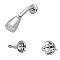 Kingston Brass KB241ALSO Shower Only - Polished Chrome