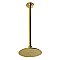 Kingston Brass K236K27 Shower Scape 7-3/4 Inch Showerhead with 17 in. Ceiling Mount Shower Arm - Brushed Brass