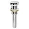 Kingston Brass EV8311 Coronet Push Pop-Up Bathroom Sink Drain without Overflow, Polished Chrome