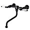 Kingston Brass KS1210WLL Wilshire Wall Mount Bathroom Faucet, Matte Black