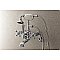 Kingston Brass AE58T1 Aqua Vintage Wall Mount Tub Faucet with Hand Shower, Polished Chrome