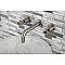 Kingston Brass KS8128KL Whitaker Two-Handle Wall Mount Bathroom Faucet, Brushed Nickel