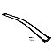 Kingston Brass CCD2170 Edenscape 60"-72" Stainless Steel Adjustable Double Curved Shower Curtain Rod - Matte Black