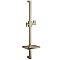 Kingston Brass KX8268 Claremont 24" Shower Slide Bar with Soap Dish, Brushed Nickel