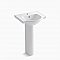 Kohler Veer® 21" Pedestal Bathroom Sink with Multi Faucet Hole Options