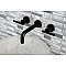 Kingston Brass KS8125CKL Kaiser Two-Handle Wall Mount Bathroom Faucet, Oil Rubbed Bronze