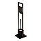 Kingston Brass SCC8345 Pedestal Toilet Paper Holder with Toilet Brush Holder - Oil Rubbed Bronze