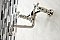Kingston Brass KS1216PX Heritage Wall Mount Bathroom Faucet, Polished Nickel