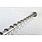 Kingston Brass SRK608 Edenscape 60"-72" Stainless Steel Adjustable Tension Shower Curtain Rod with Rings - Brushed Nickel
