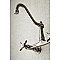 Kingston Brass KS3248BEX Essex Wall Mount Bathroom Faucet, Brushed Nickel