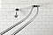 Kingston Brass CCD2171 Edenscape 60"-72" Stainless Steel Adjustable Double Curved Shower Curtain Rod - Polished Chrome