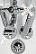 Kingston Brass KS269PXC Kingston Tub Wall Mount Clawfoot Tub Faucet with Hand Shower, Polished Chrome