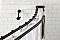 Kingston Brass CCD2170 Edenscape 60"-72" Stainless Steel Adjustable Double Curved Shower Curtain Rod - Matte Black
