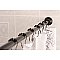 Kingston Brass KSR115 Edenscape 60"-72" Stainless Steel Adjustable Tension Shower Curtain Rod with Rings - Oil Rubbed Bronze