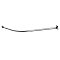 Kingston Brass CC7211 Edenscape 72" Stainless Steel Single Curved Shower Curtain Rod - Polished Chrome