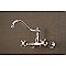 Kingston Brass KS3246AX Vintage Wall Mount Bathroom Faucet, Polished Nickel