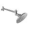 Kingston Brass K135K1 Victorian 5-1/4 in. Showerhead with 10 in. Shower Arm - Polished Chrome