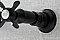 Kingston Brass KS3240BEX Essex Wall Mount Bathroom Faucet, Matte Black
