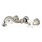 Kingston Brass KS3126PX Vintage 2-Handle Wall Mount Bathroom Faucet, Polished Nickel